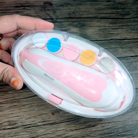 Electric Nail Trimmer Set for Baby & Adults | Safe & Gentle | 6 Grinding Heads - Picture 5 of 5